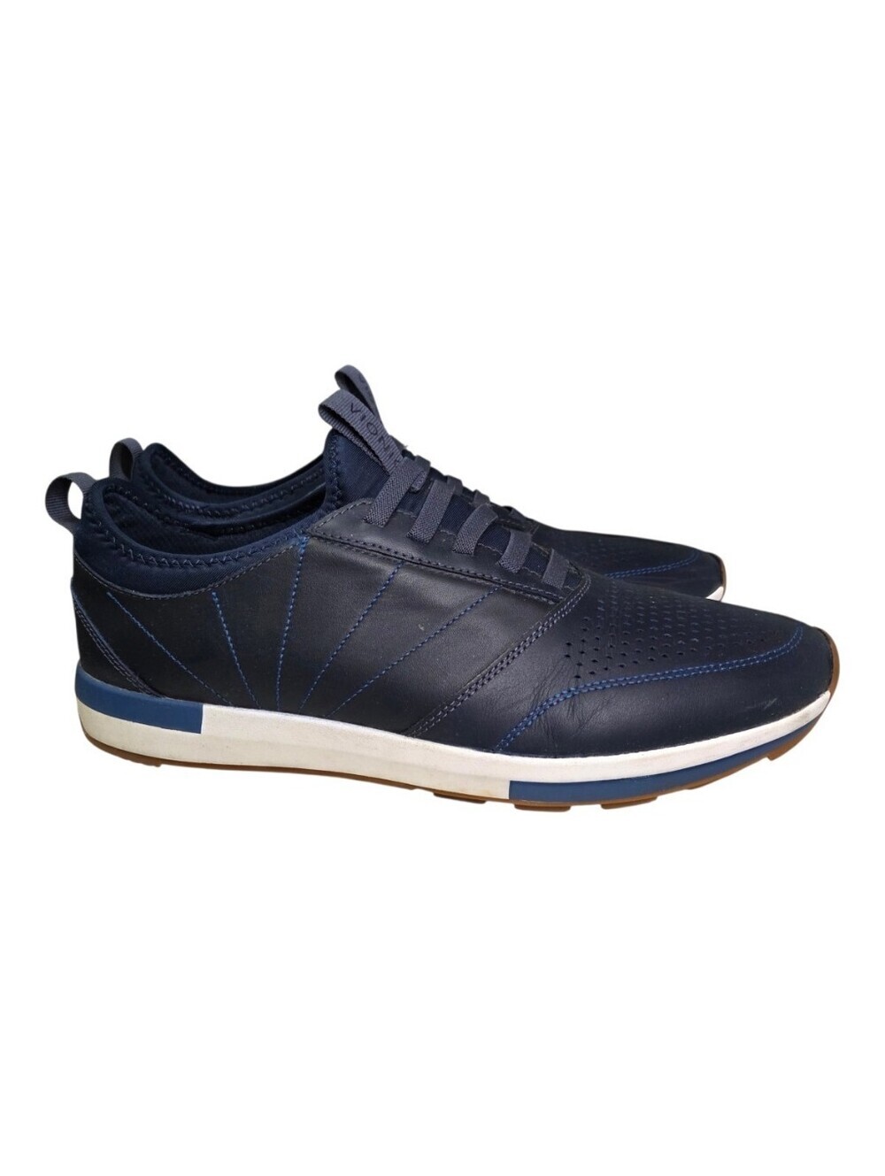 Vionic Mens Trent Navy Blue Sneakers Size 11.5